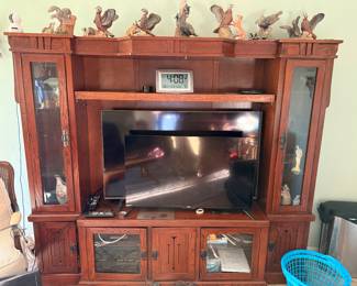 Amish Wood Grove Mission 5-Piece Entertainment Center Wall Unit
