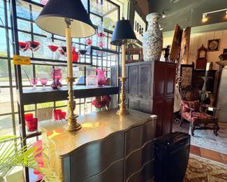 Candle stick or buffet lamps