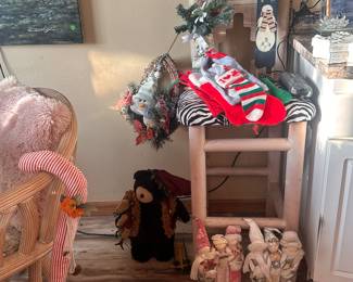 Beautiful Boho Art and Furniture. Lots of Southwest Paintings, Furniture and Figurines. European Antiques, Unique Christmas Decor/Ornaments, Kitchenware, Salt & Pepper Shakers, Lamps, Patio Furniture, Potted Plants, Linens, Decorative Throw Pillows, CDs, Dining Room Set, New Age Decor, Rugs. Polar Bear Figurines, Books, Glassware, Mirrors, Sofas, Shelving Units, TVs, Tiger/Big Cat Decor, Wolf Decor, Angel Decor, Signed Artwork, etc. Flexible pricing, willing to make deals.