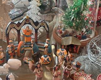 Beautiful Boho Art and Furniture. Lots of Southwest Paintings, Furniture and Figurines. European Antiques, Unique Christmas Decor/Ornaments, Kitchenware, Salt & Pepper Shakers, Lamps, Patio Furniture, Potted Plants, Linens, Decorative Throw Pillows, CDs, Dining Room Set, New Age Decor, Rugs. Polar Bear Figurines, Books, Glassware, Mirrors, Sofas, Shelving Units, TVs, Tiger/Big Cat Decor, Wolf Decor, Angel Decor, Signed Artwork, etc. Flexible pricing, willing to make deals.