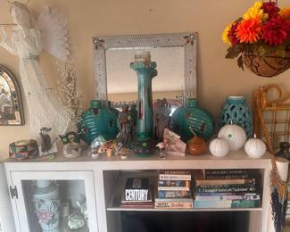 Beautiful Boho Art and Furniture. Lots of Southwest Paintings, Furniture and Figurines. European Antiques, Unique Christmas Decor/Ornaments, Kitchenware, Salt & Pepper Shakers, Lamps, Patio Furniture, Potted Plants, Linens, Decorative Throw Pillows, CDs, Dining Room Set, New Age Decor, Rugs. Polar Bear Figurines, Books, Glassware, Mirrors, Sofas, Shelving Units, TVs, Tiger/Big Cat Decor, Wolf Decor, Angel Decor, Signed Artwork, etc. Flexible pricing, willing to make deals.