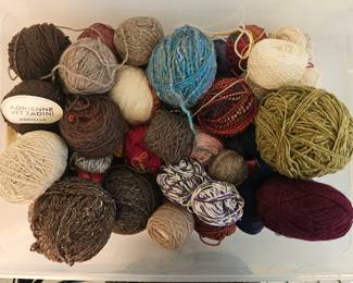 Lot 9416 Assorted Yarn Skeins  Asstd Materials