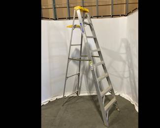 Lot 9348 Werner 8ft Aluminum Step Ladder