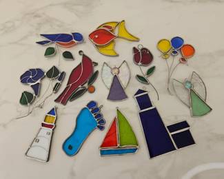 Lot 9312 Stained Glass Suncatchers