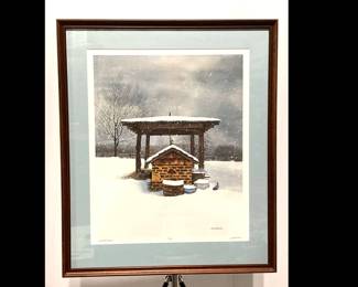 Lot 9457 Bob Timberlake Well at the Studio Signed Art Print