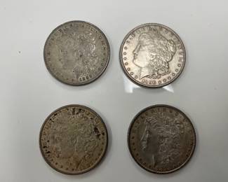 Lot 9495 Antique 1890s Morgan Dollar Coins