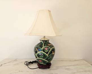 Lot 9450 Vintage Brennan Wise Tree of Life Table Lamp