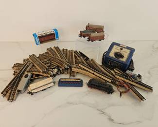 Lot 9424 Vintage German Marklin HO Gauge Model Trains Track  Transformer