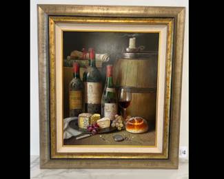 Lot 8907 Raymond Campbell Signed Still Life Oil Painting Art 