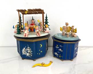 Lot 9636 Vintage Thorens Steinbach West Germany Music Boxes  AS IS