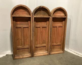 Lot 9681 Architectural Antique Handcrafted Wooden Panels