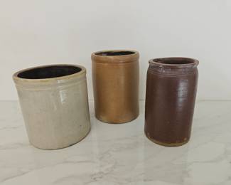 Lot 9575 Vintage Stoneware Crocks