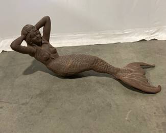 Lot 9543 Large Cast Iron Mermaid