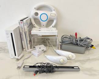 Lot 9774 Nintendo Wii Console Game System  Games