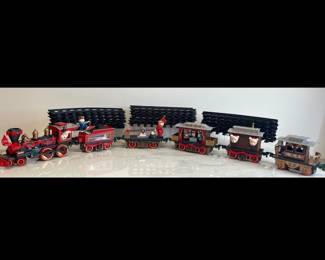 Lot 9784 Vintage Christmas Magic Express Animated Holiday Train Set