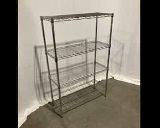 Lot 9547 Wire Metal Metro Style Shelving Unit