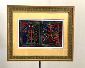 Lot 9299 Vintage Mola Textile Art