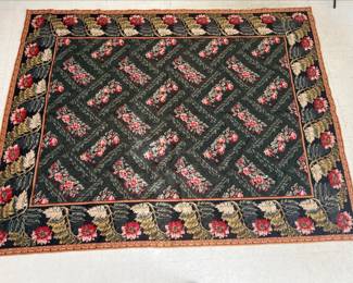 Lot 9769 Musee des Arts Decoratifs MAD Paris Needlepoint Wool Area Rug  7 ft 6 in x 9 ft 9 in