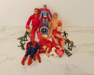 Lot 9311 1975 General Mills Six Million Dollar Man  Mego Corp Dolls for PartsMore  Vintage Toys