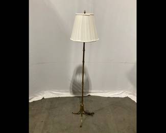 Lot 9389 Brass Bamboo Style Floor Lamp