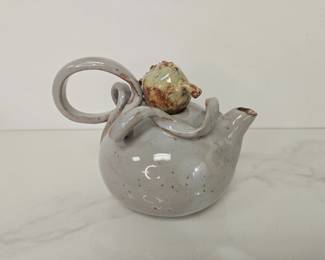 Lot 9712 Siglinda Scarpa NC Signed Studio Pottery Tea Pot