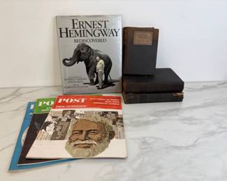 Lot 9619 VintageAntique Ernest Hemingway BooksMagazines
