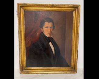 Lot 8906 Antique Original Portrait Oil Painting Art  John Mark Rutherford