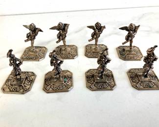 Lot 9281 Silverplated Place Card Holders