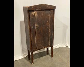 Lot 9687 Small Antique Primitive Storage Cabinet
