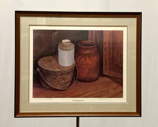 Lot 9456 John R Murray River Edge Pottery Signed Art Print
