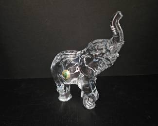 Lot 9425 Waterford Crystal Elephant Figurine