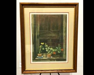 Lot 9458 Bob Timberlake Daily Sunning Signed Art Print