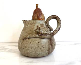 Lot 9624 Siglinda Scarpa Pottery Mouse Teapot with Pear Lid