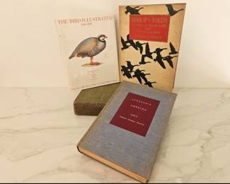Lot 9641 Vintage Illustrated Bird Art Coffee Table Books