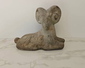 Lot 9314 Ram Garden Statuary