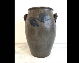 Lot 9558 James River Virginia  Antique Stoneware Crock