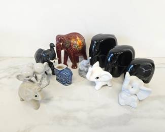 Lot 9408 Elephant Figurines
