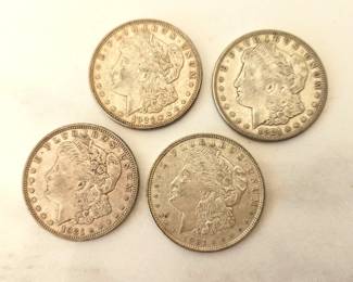 Lot 9493 Antique 1921 Morgan Dollar Coins