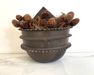 Lot 9621 Hanging Planter with Natural Curiosities