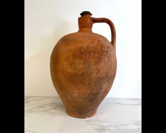 Lot 9648 Large Antique Terracotta Handled Urn