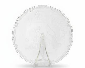 Mikasa Crystal Platter