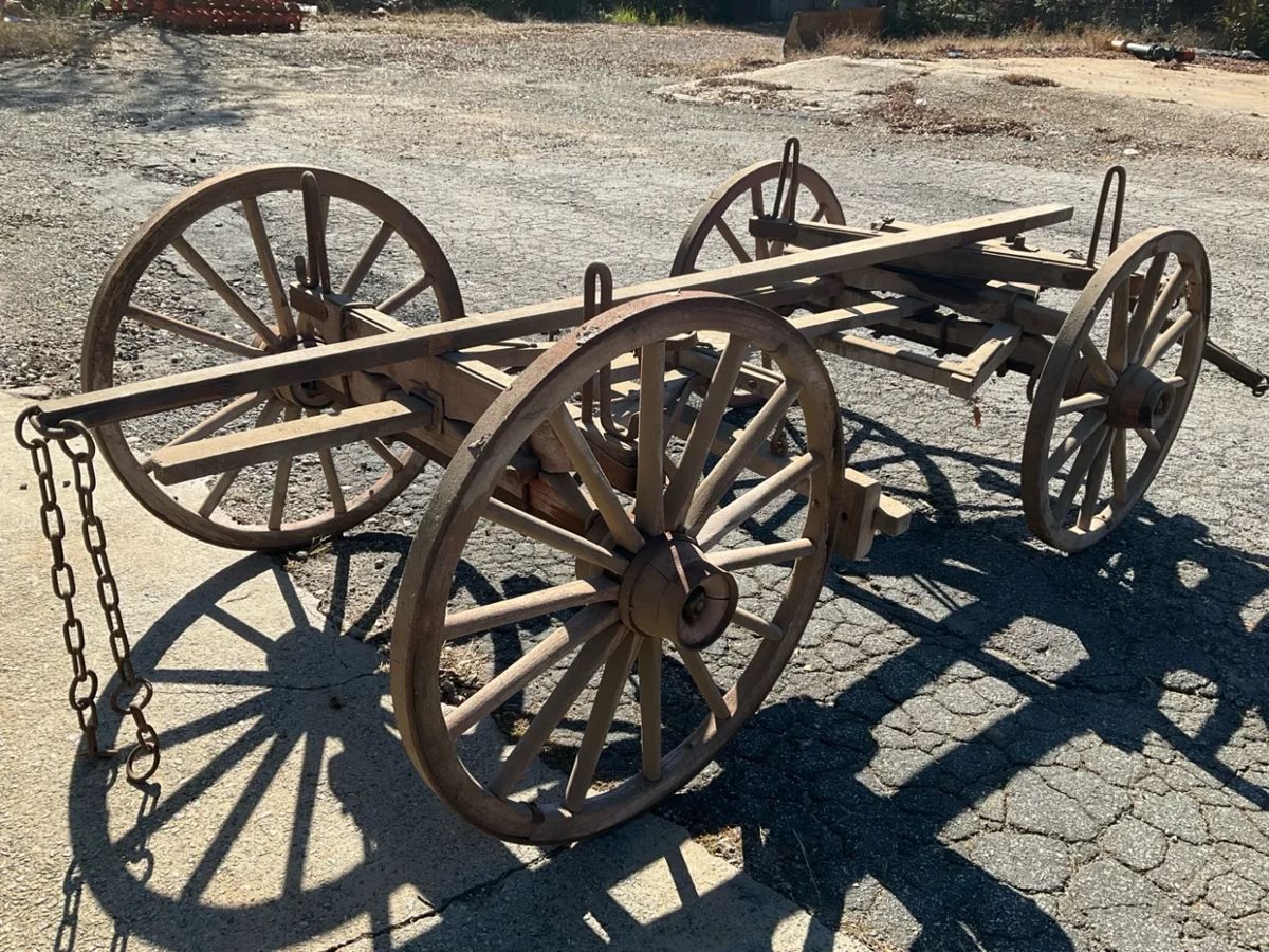  01 White Hickory No.3 Farm Wagon 