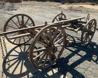  01 White Hickory No.3 Farm Wagon 