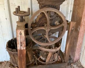 Antique Monitor Cider Press Mill