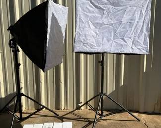 Pair of Soft Box Lights
