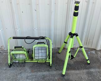 Commercial Electric Light And Tripod