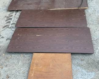 Set Of 5 Folding Tables 