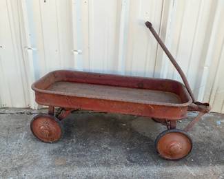 Vintage Red Wagon 