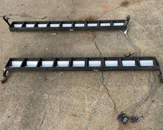 2 Black Stage Lights 