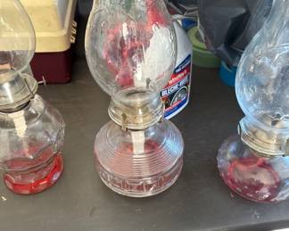 Vintage Oil Lanterns w/original globes 